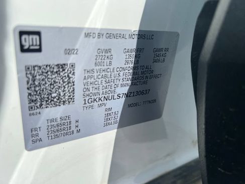 Used 2022 GMC Acadia SLT w/ Preferred Package AWD/4WD image 35