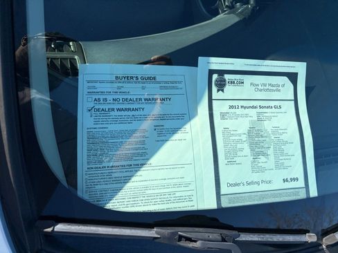 Used 2012 Hyundai Sonata GLS w/ Popular Equipment Pkg image 37