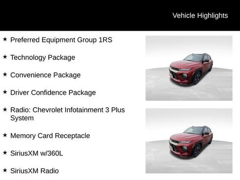 Certified 2021 Chevrolet TrailBlazer RS w/ Technology Package image 7