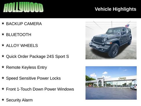 Used 2024 Jeep Wrangler Unlimited Sport AWD/4WD image 3