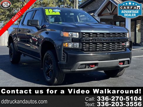 Used 2020 Chevrolet Silverado 1500 Custom Trail Boss w/ Custom Convenience Package image 1
