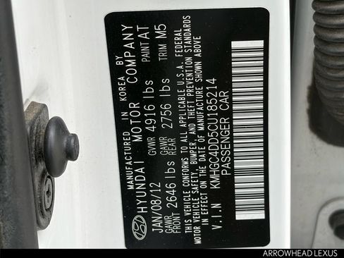 Used 2012 Hyundai Genesis 3.8 w/ Premium Pkg RWD image 37