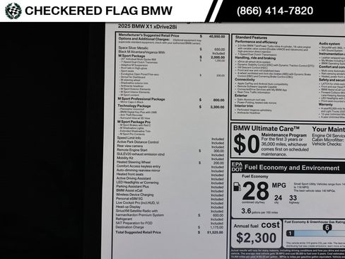 Used 2025 BMW X1 xDrive28i w/ Technology Package image 38