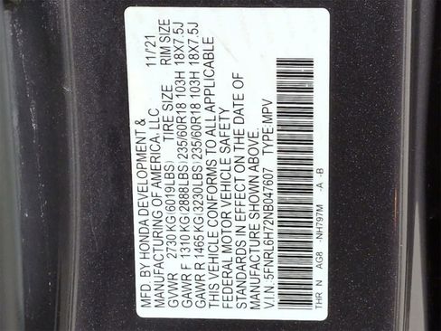 Used 2022 Honda Odyssey EX-L image 37