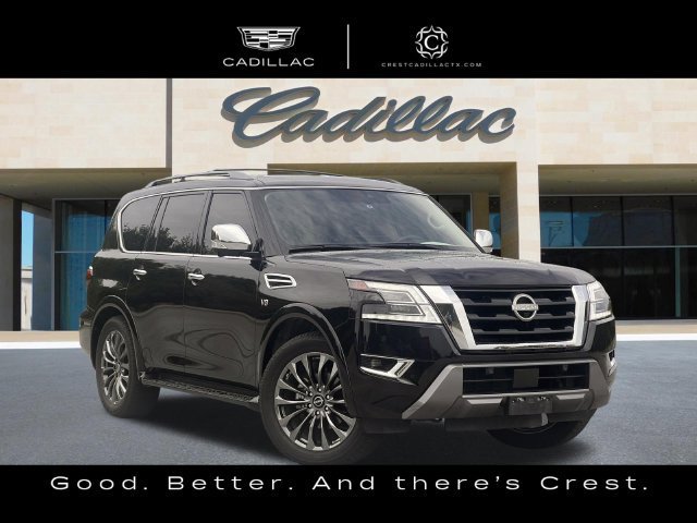 Used 2022 Nissan Armada Platinum w/ Captain's Chairs Package RWD image 1