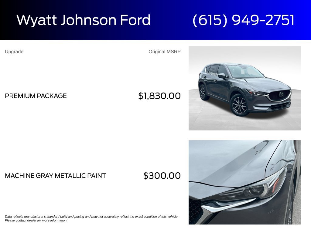 Used 2017 MAZDA CX-5 Grand Touring w/ Premium Package FWD image 5
