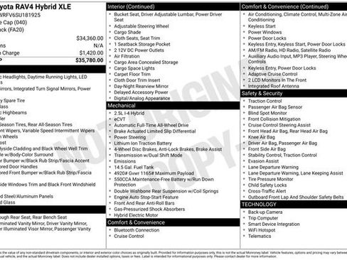 Used 2025 Toyota RAV4 XLE image 35