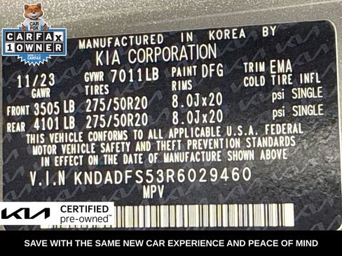 Certified 2024 Kia EV9 Land AWD/4WD image 40