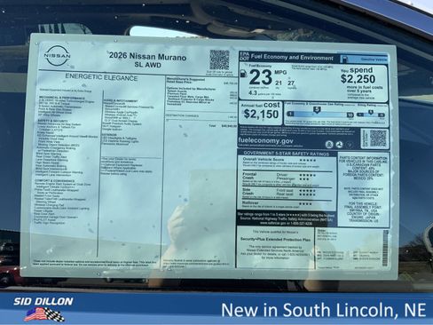 New 2026 Nissan Murano SL image 13