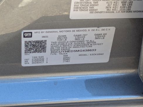 Used 2021 Chevrolet Silverado 1500 High Country image 35