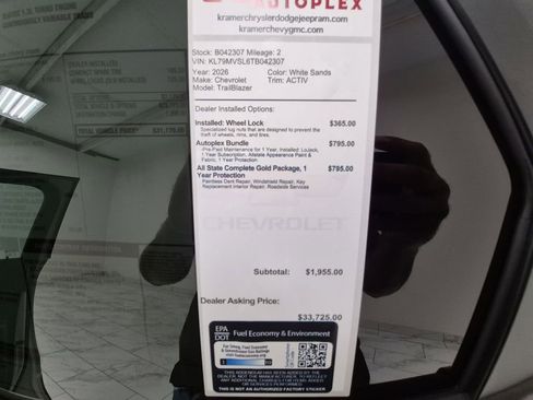 New 2026 Chevrolet TrailBlazer ACTIV w/ Convenience Package image 35