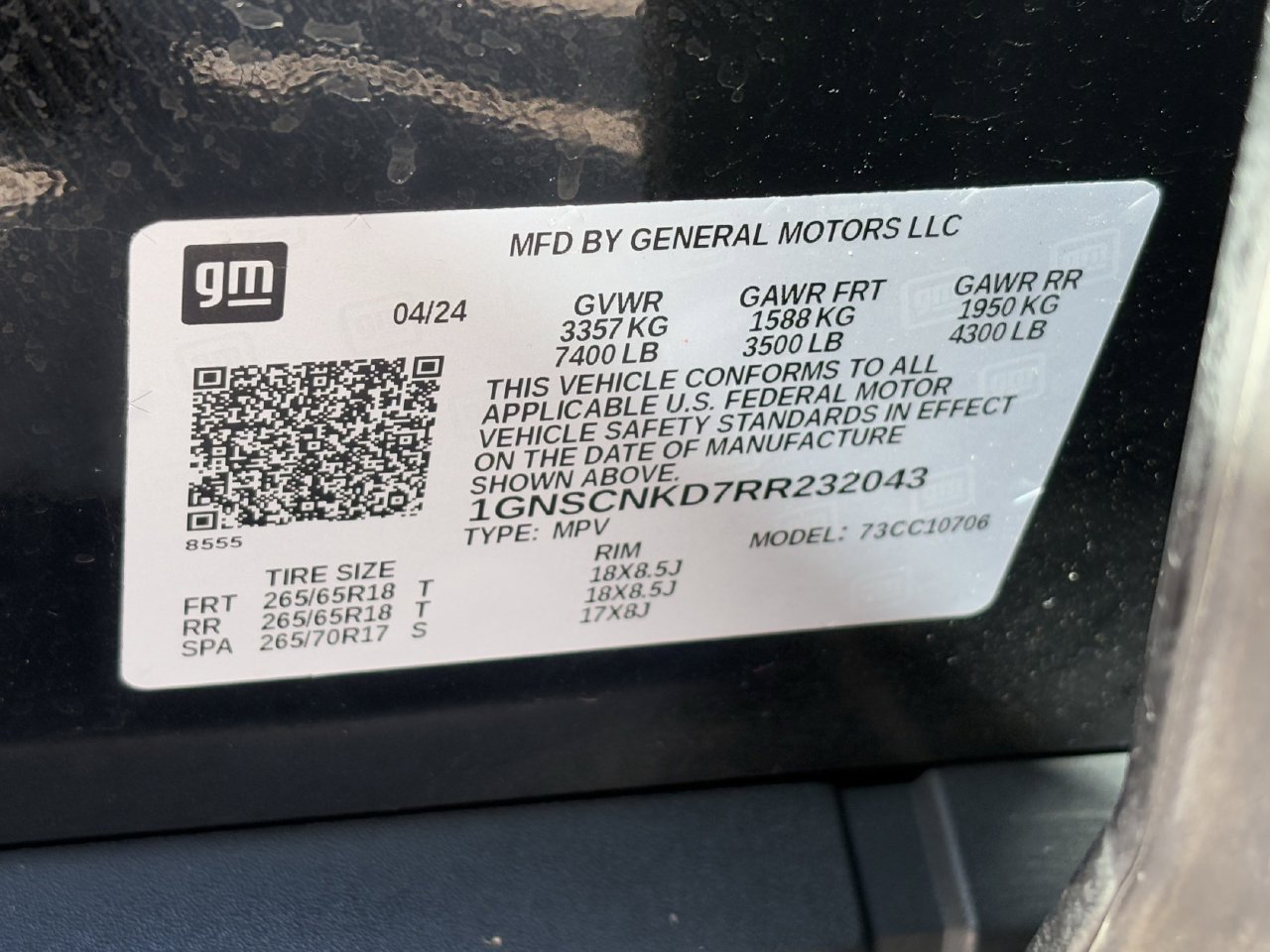 Used 2024 Chevrolet Tahoe LT RWD image 33