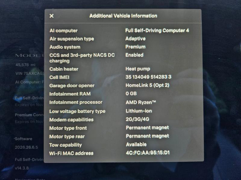 Used 2023 Tesla Model X AWD/4WD image 3