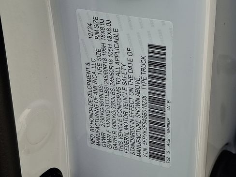 Used 2025 Honda Ridgeline RTL image 28