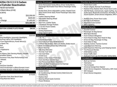 New 2025 MAZDA CX-5 Carbon Edition