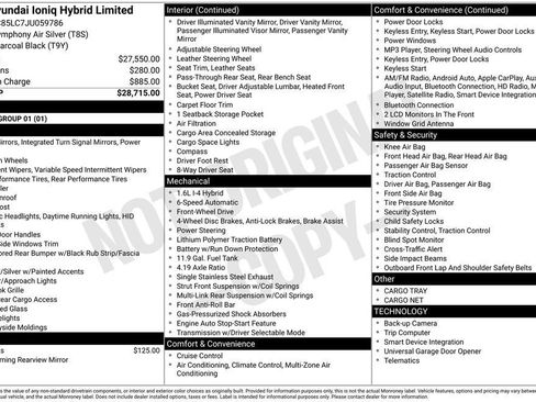 Used 2018 Hyundai Ioniq Limited image 11