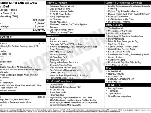 Certified 2025 Hyundai Santa Cruz SE AWD/4WD image 14