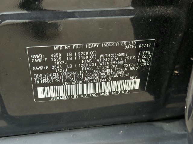 Used 2017 Subaru Outback 3.6R Touring AWD/4WD image 35