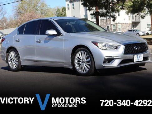 Used 2018 INFINITI Q50 Luxe w/ Essential Package (3.0T Luxe) image 1