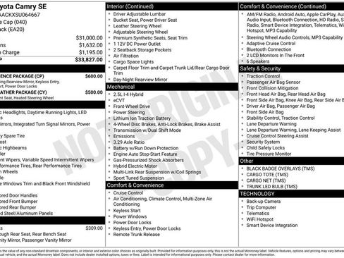 Used 2025 Toyota Camry SE w/ Convenience Package image 11