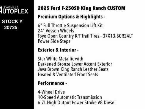 Used 2025 Ford F250 King Ranch image 2