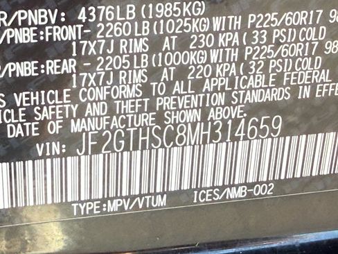 Used 2021 Subaru Crosstrek 2.5i Sport w/ Moonroof Package image 31