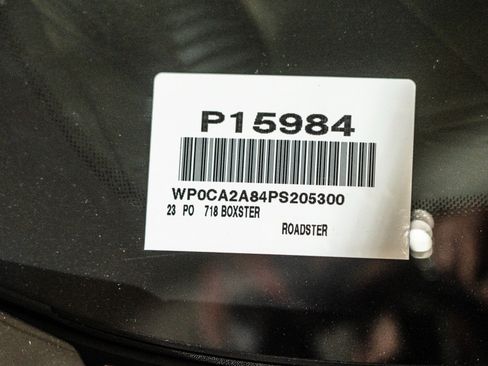 Certified 2023 Porsche 718 Boxster RWD image 22