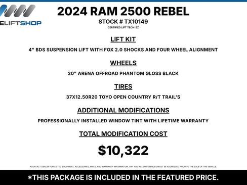 Used 2024 RAM 2500 Rebel w/ Safety Group AWD/4WD image 2
