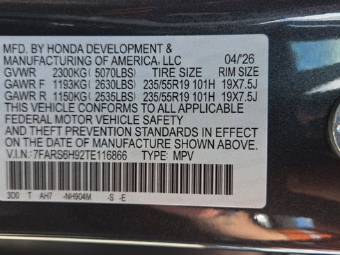 New 2026 Honda CR-V Sport Touring image 19