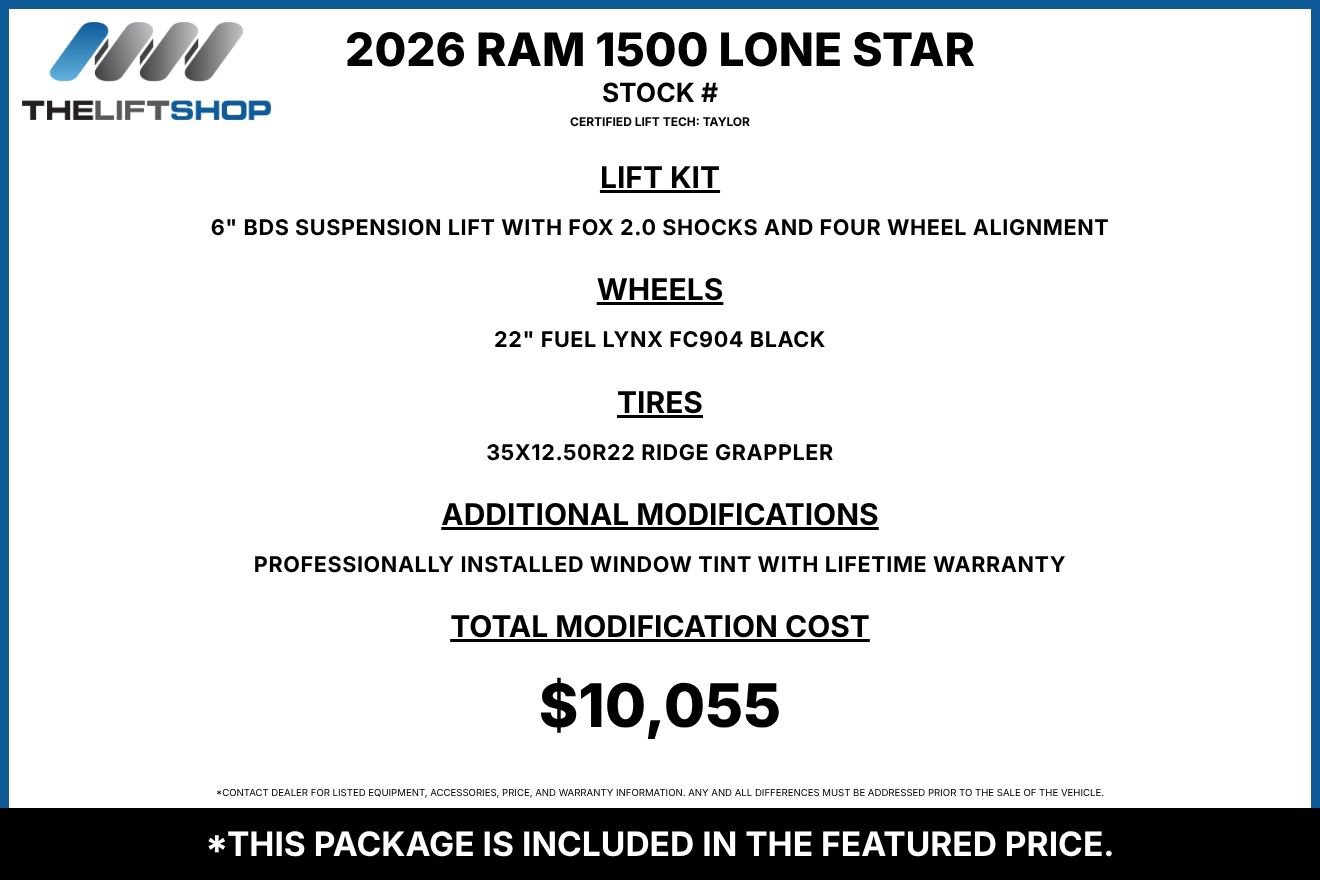 Used 2026 RAM 1500 Lone Star AWD/4WD image 2