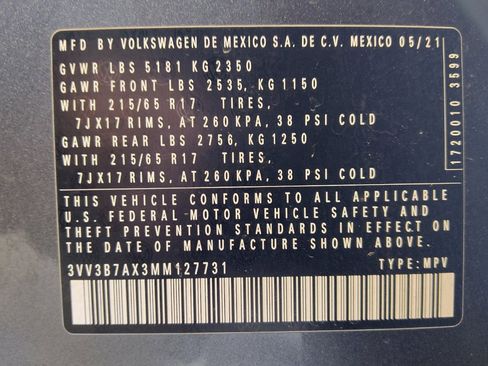 Used 2021 Volkswagen Tiguan SE image 33