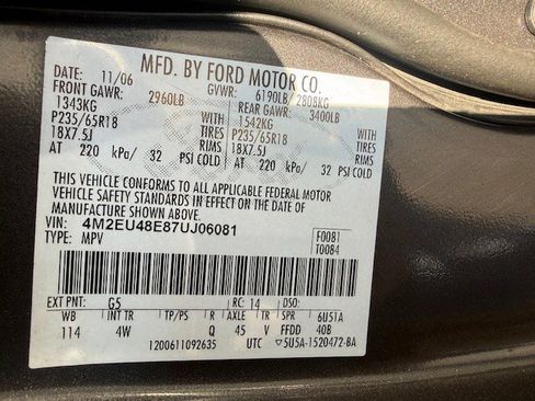 Used 2007 Mercury Mountaineer Premier image 16