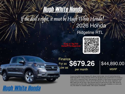 New 2026 Honda Ridgeline RTL image 7