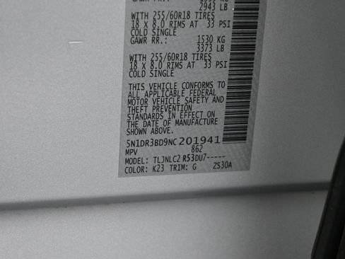 Used 2022 Nissan Pathfinder SV w/ SV Premium Package image 19