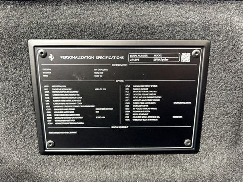 Certified 2022 Ferrari SF90 Spider AWD/4WD image 28