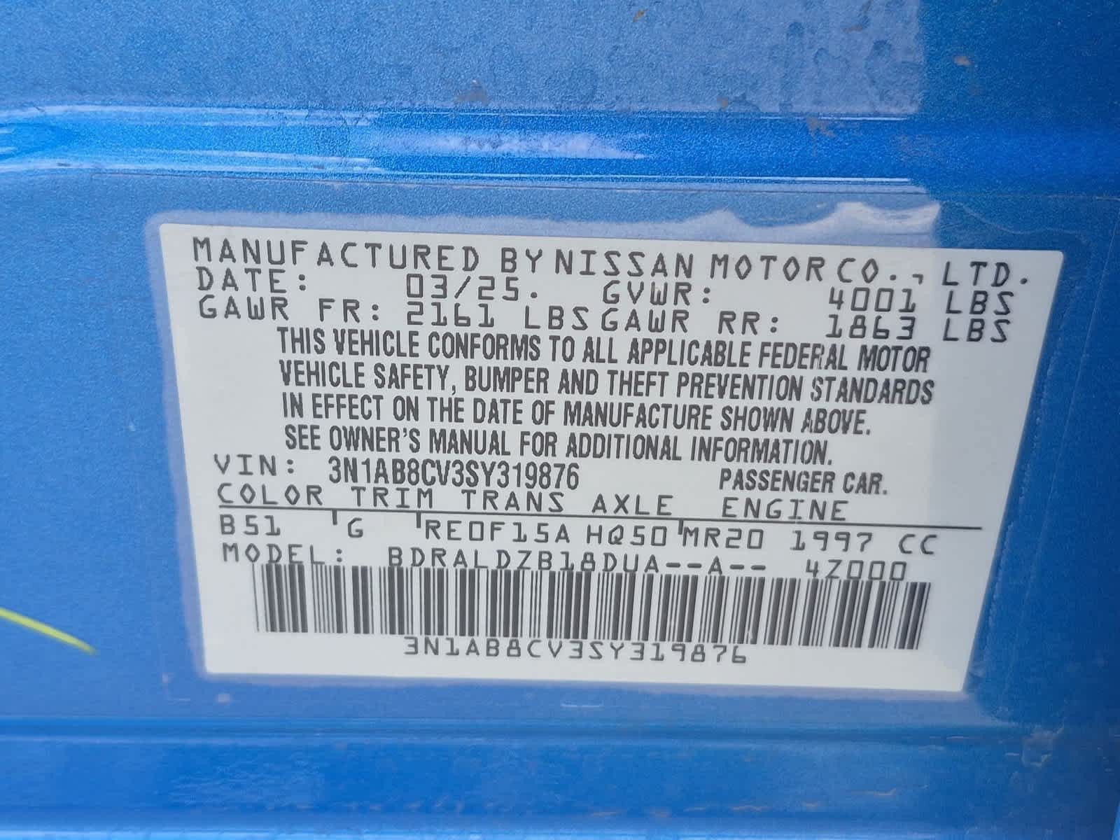 Used 2025 Nissan Sentra SV FWD image 32