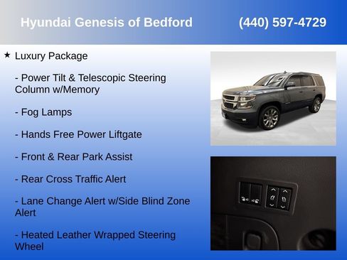 Used 2019 Chevrolet Tahoe LT w/ Luxury Package AWD/4WD image 14