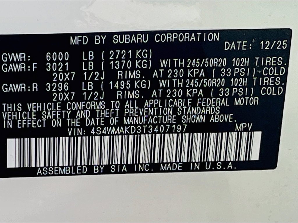 Used 2026 Subaru Ascent Touring AWD/4WD image 35