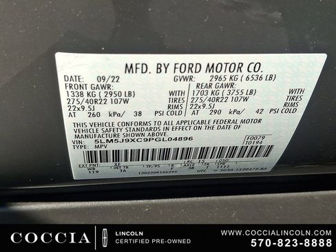 Certified 2023 Lincoln Aviator Black Label w/ Dynamic Handling Package AWD/4WD image 27
