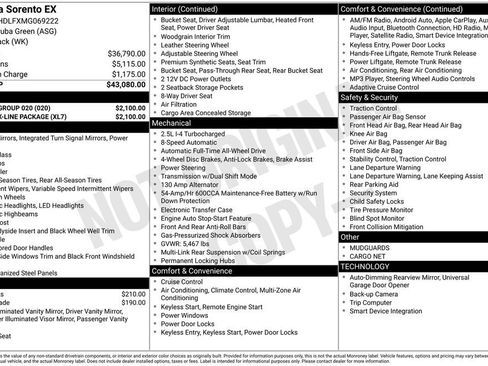 Used 2021 Kia Sorento EX w/ EX AWD X-Line Package image 2