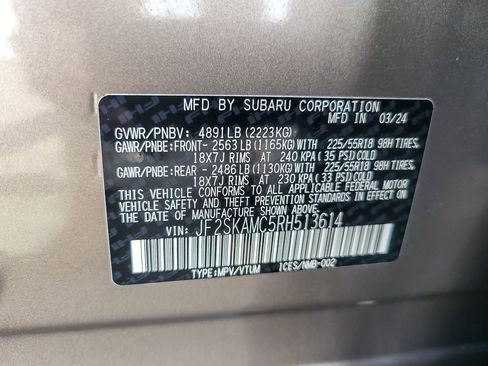 Certified 2024 Subaru Forester Touring image 26