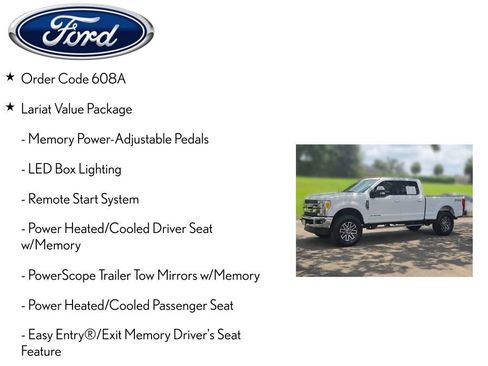 Used 2017 Ford F250 Lariat w/ Lariat Value Package AWD/4WD image 4