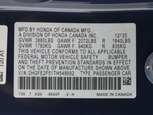 New 2026 Honda Civic Sport image 24