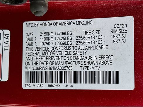 Used 2021 Honda CR-V EX-L image 39