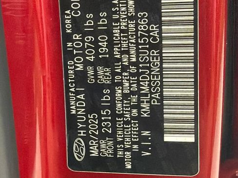 Certified 2025 Hyundai Elantra Hybrid FWD image 11