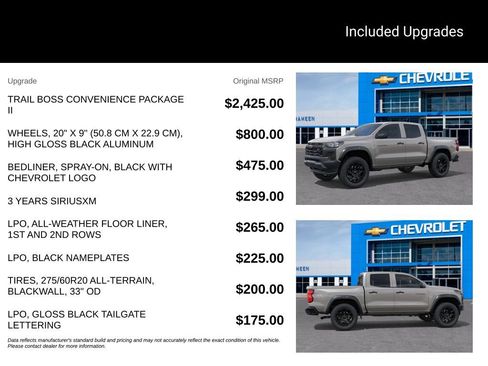New 2026 Chevrolet Colorado Trail Boss AWD/4WD image 5