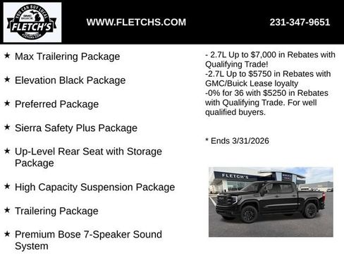 New 2026 GMC Sierra 1500 Elevation image 3