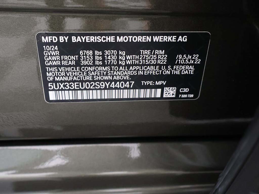 Used 2025 BMW X5 M60i w/ Executive Package AWD/4WD image 61