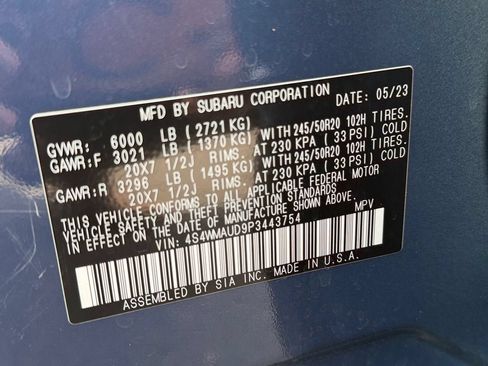 Used 2023 Subaru Ascent Limited w/ Technology Package AWD/4WD image 36