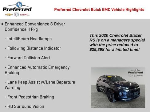 Used 2020 Chevrolet Blazer RS AWD/4WD image 6